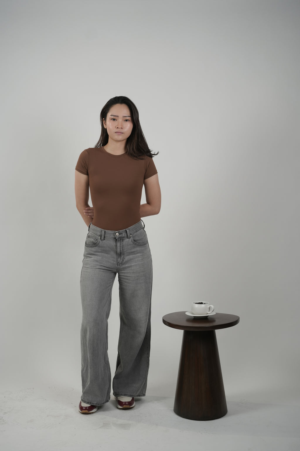 Basic Tee in Espresso
