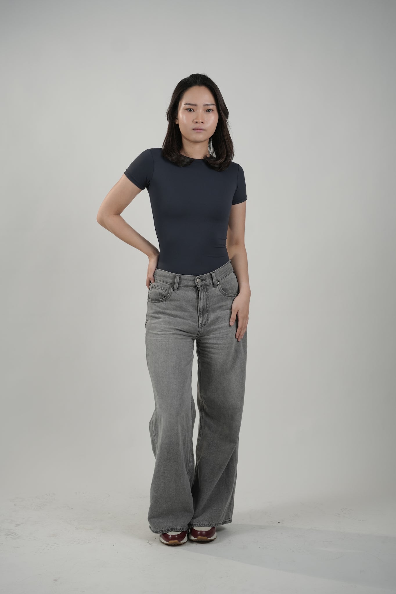 Basic Tee in Slate