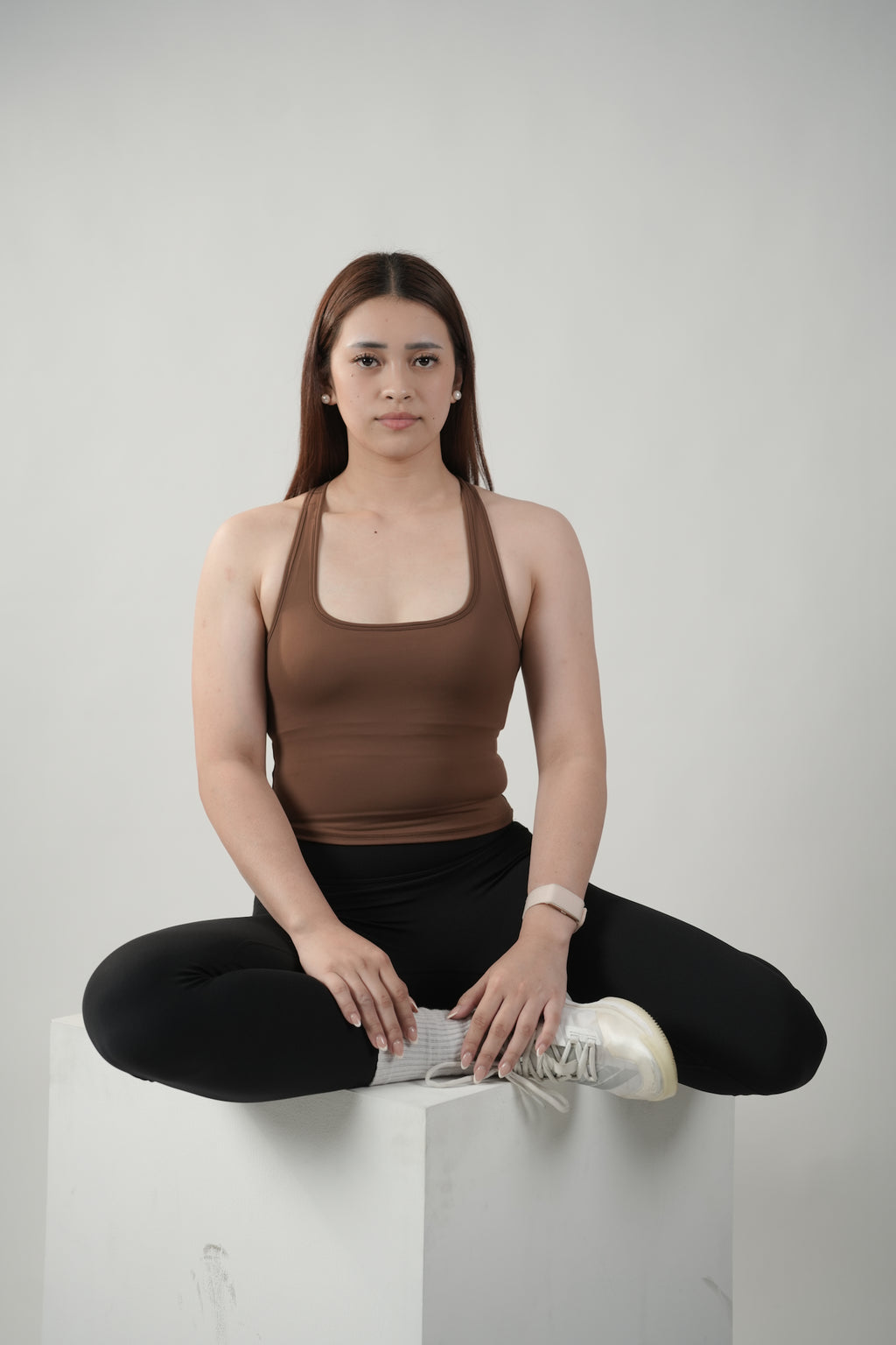 Racerback Tank in Espresso