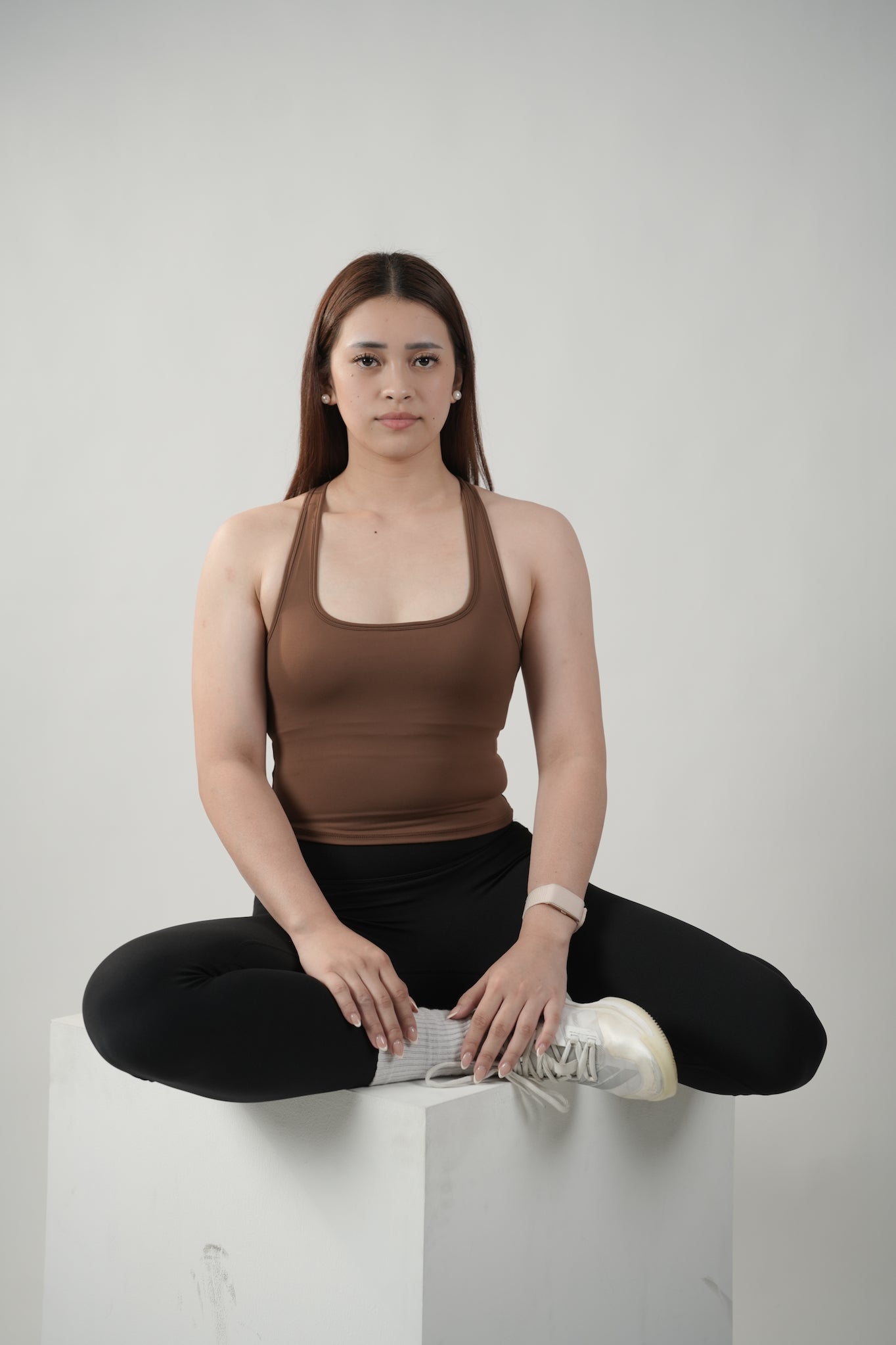 Racerback Tank in Espresso