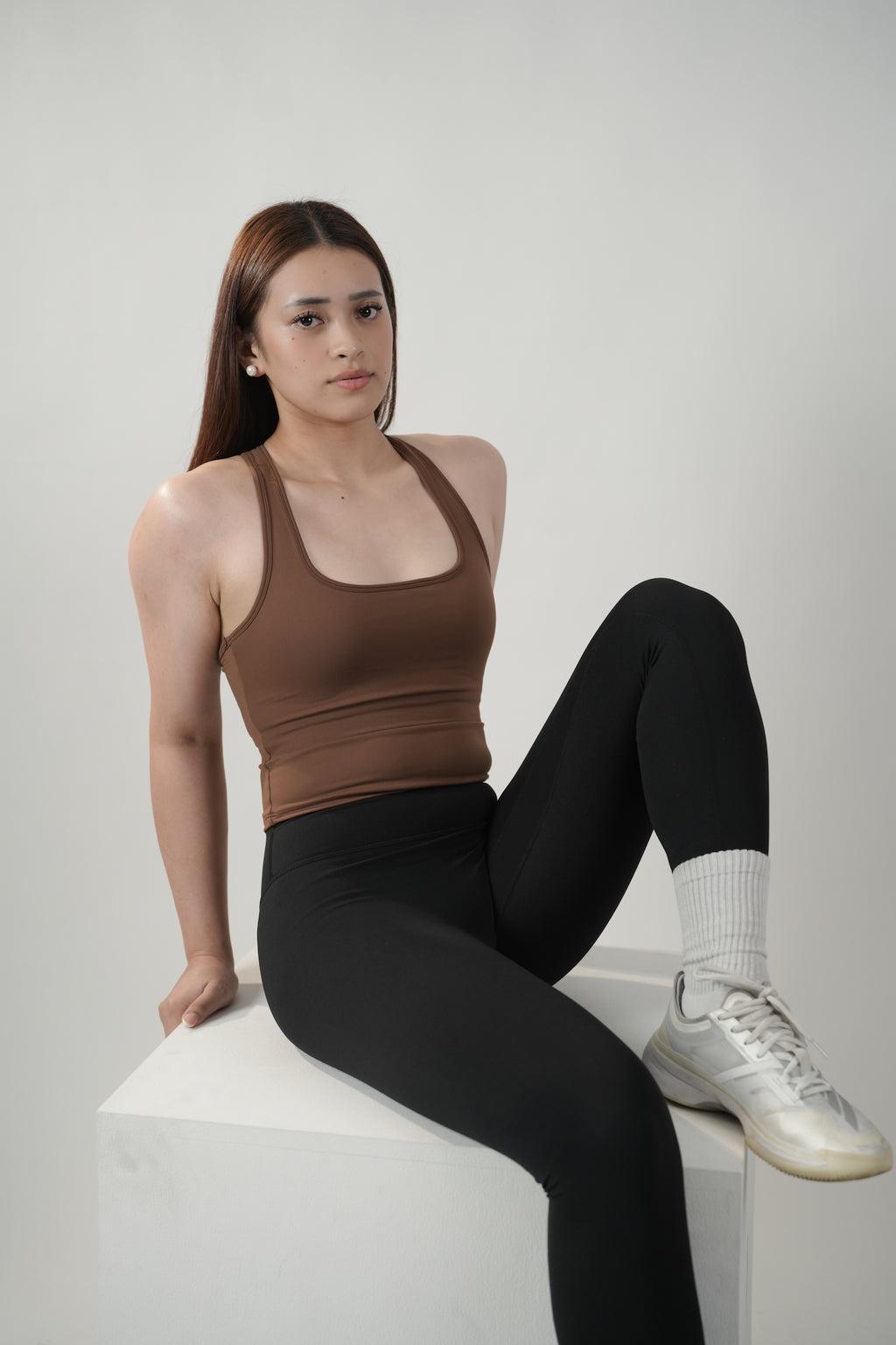 Racerback Tank in Espresso