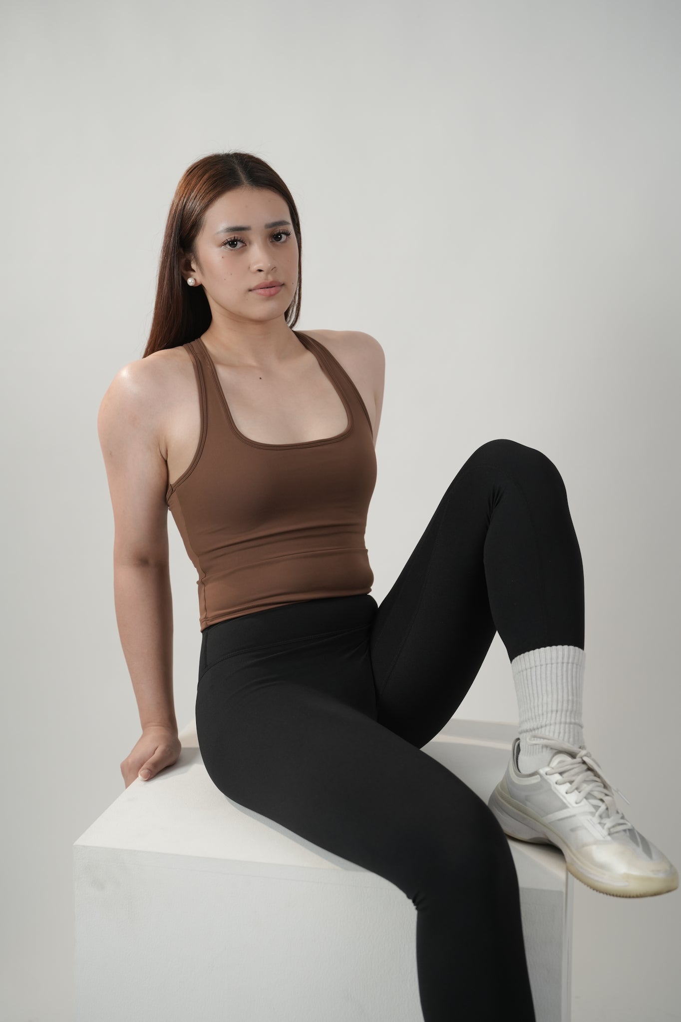 Racerback Tank in Espresso
