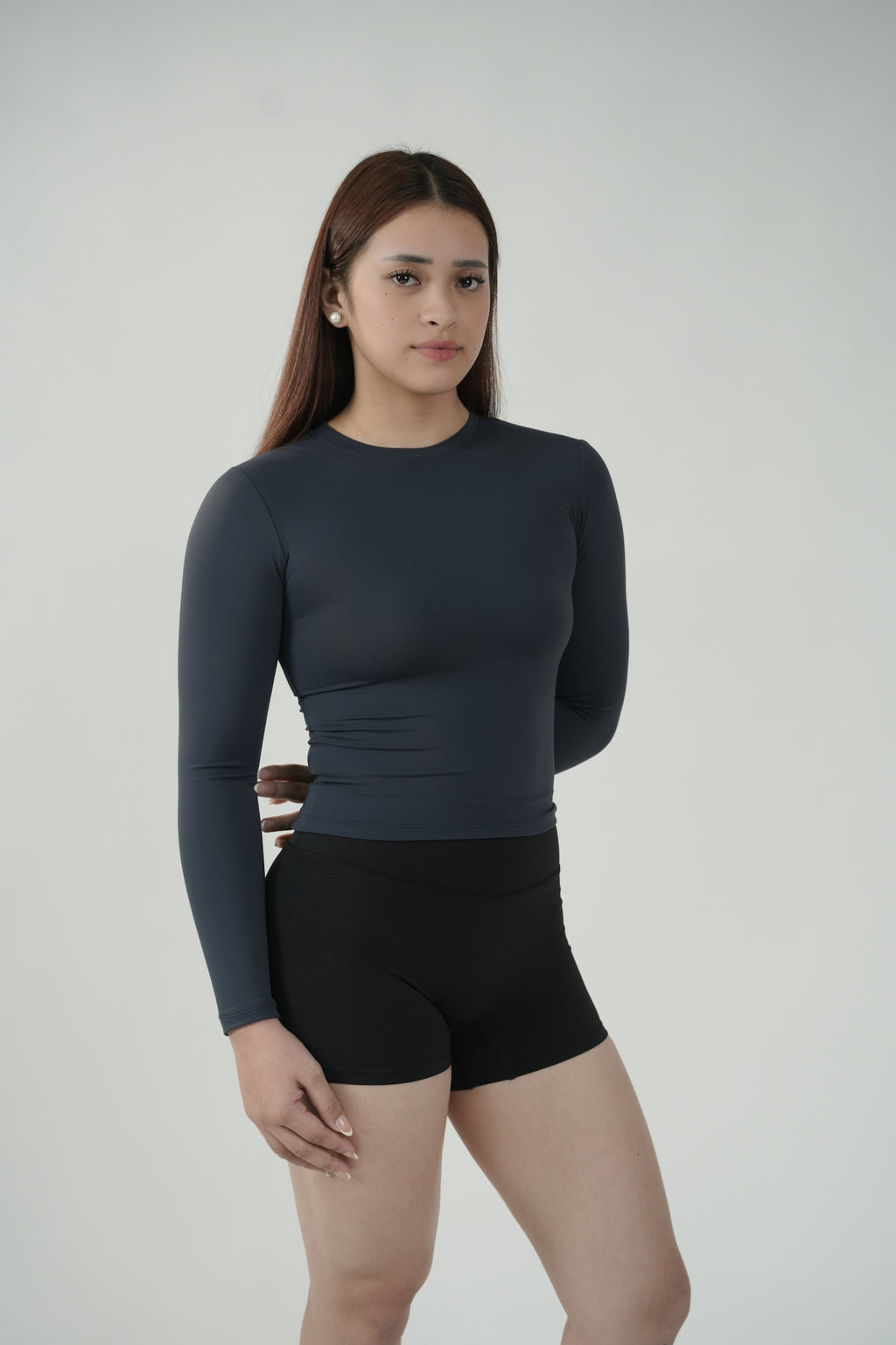 Longsleeve Tee in Slate