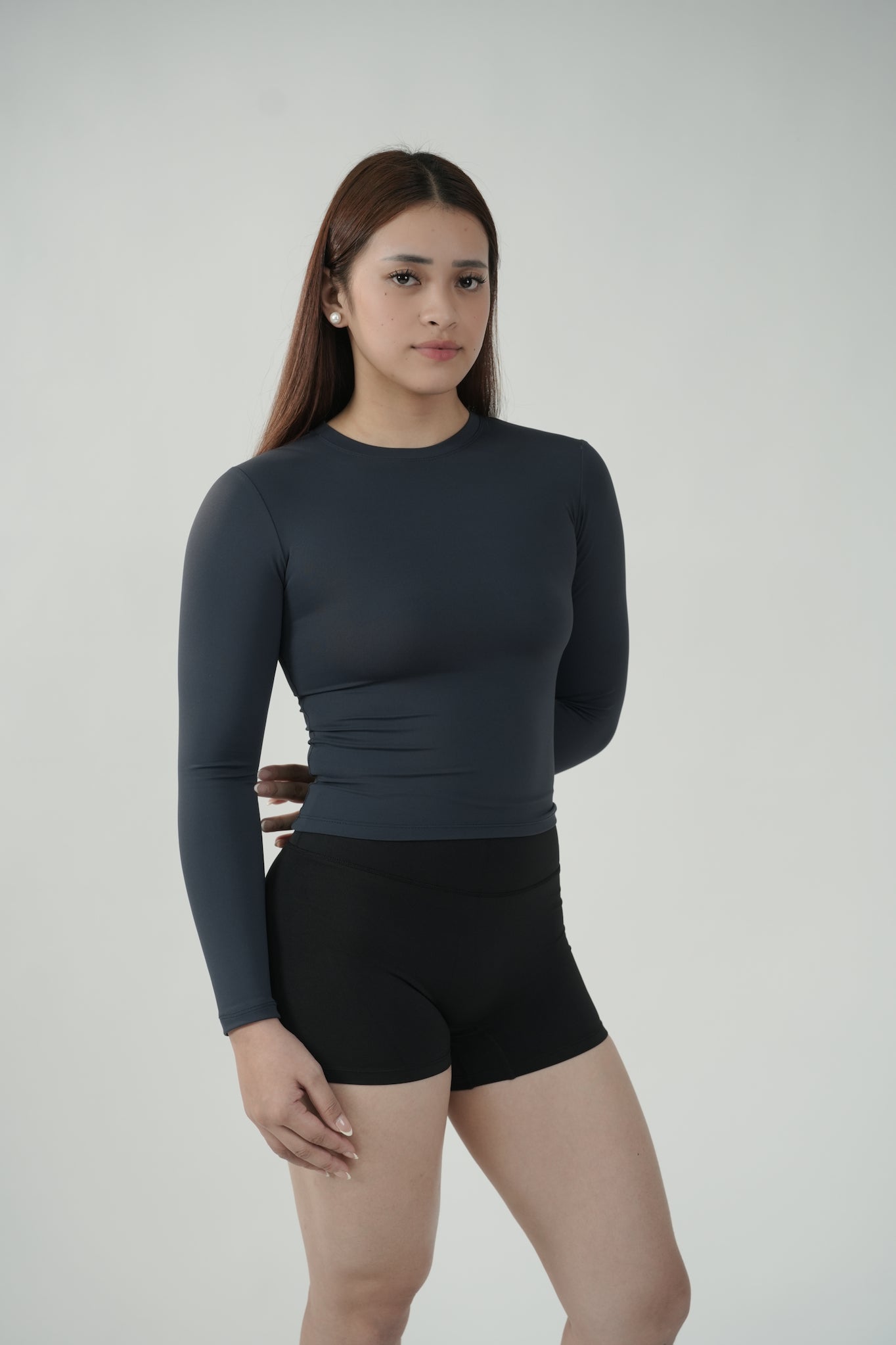 Longsleeve Tee in Slate