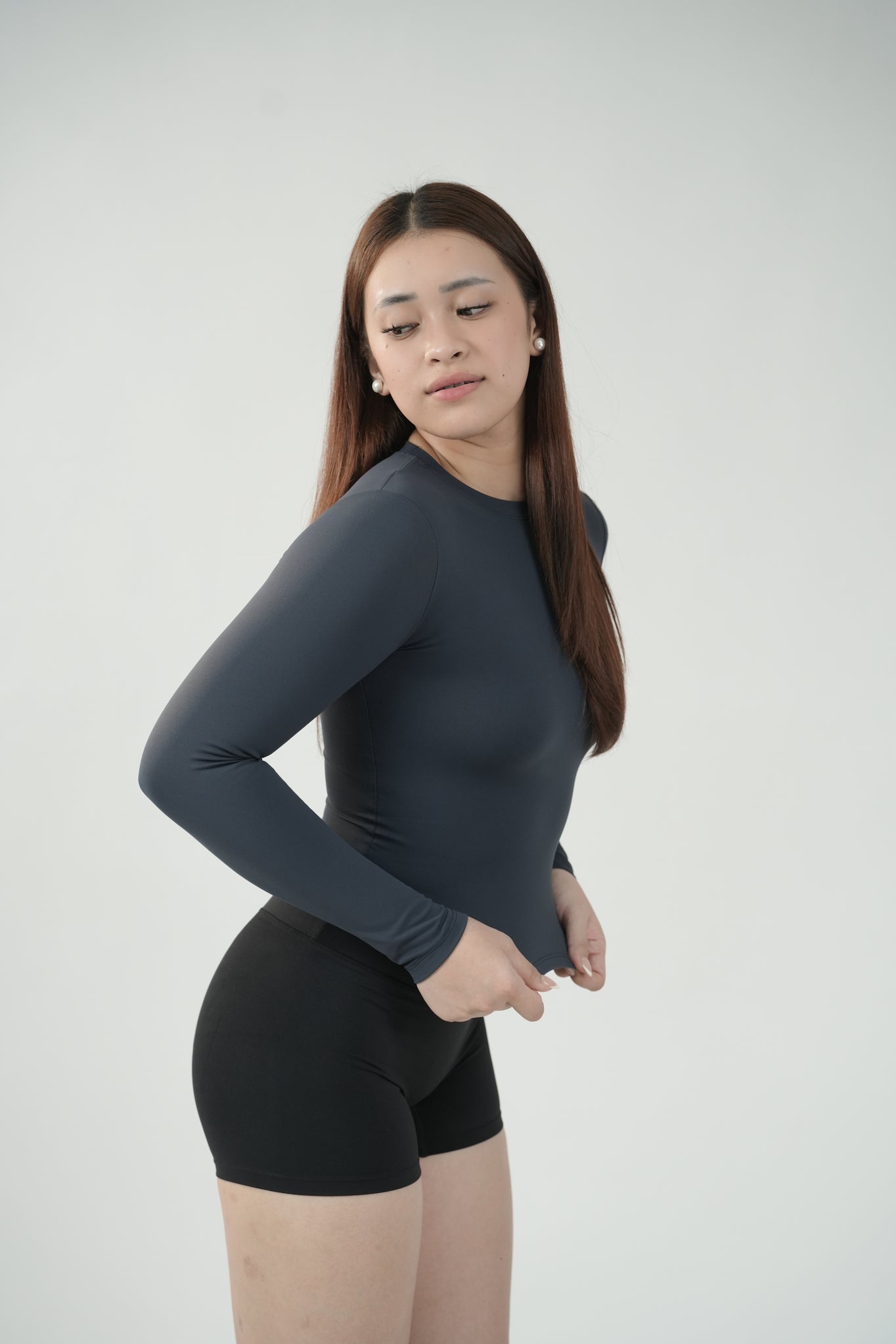 Longsleeve Tee in Slate