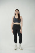Scoopback Sports Bra in Slate